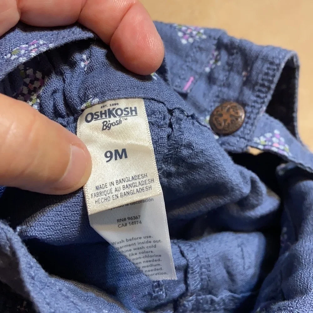 OshKosh B’Gosh Overalls vest back long